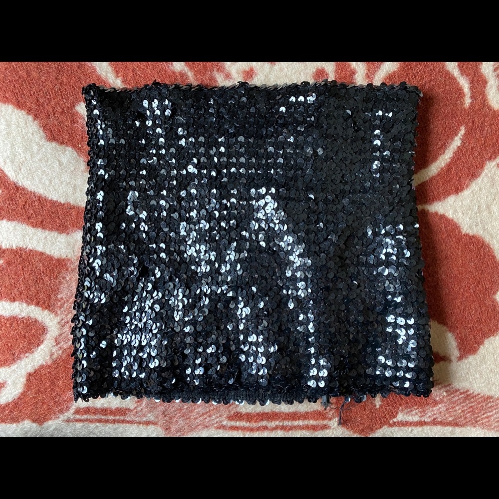 Vintage BETSEY JOHNSON sequin tube top